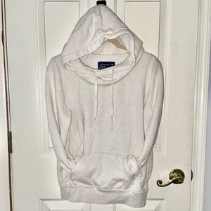 Cream Cowl Neck Sweatshirt